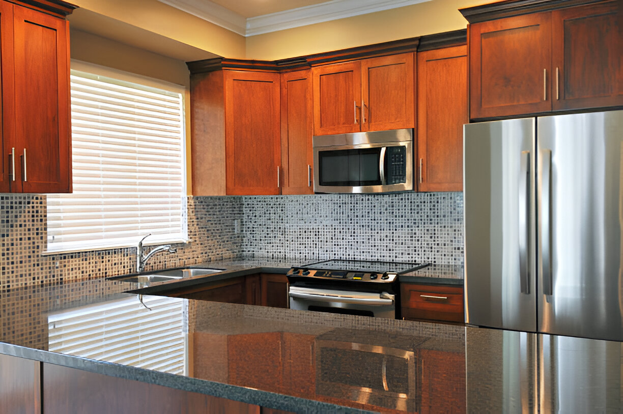 Kitchen worktop wrap
